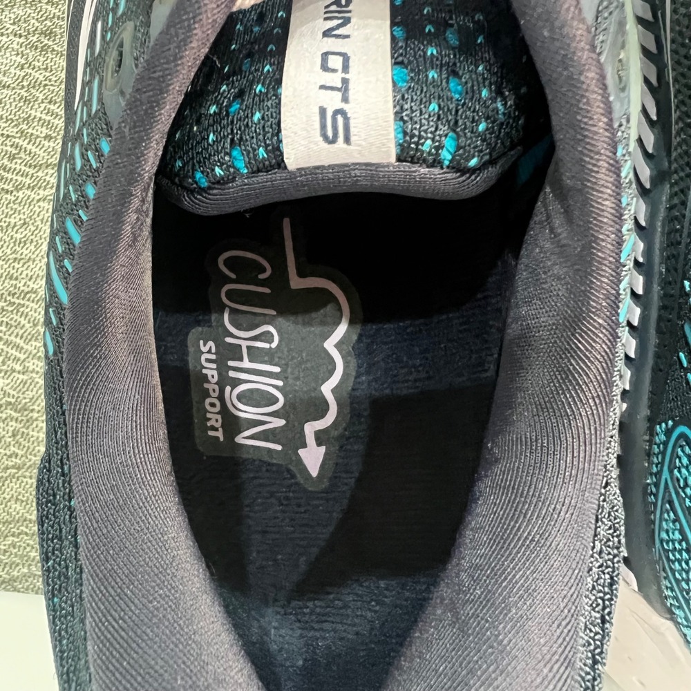 Brooks Glycerin GTS 20 Athletic Running Shoes Womens 10.5 Blue Comfort Sneakers - Picture 8 of 16